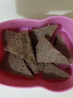 Foto resep MPASI SNACK 10M+ Bolu gasol ubi ungu