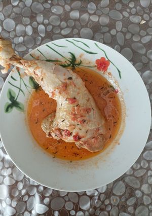 Une photo de Poulet à la tomate
