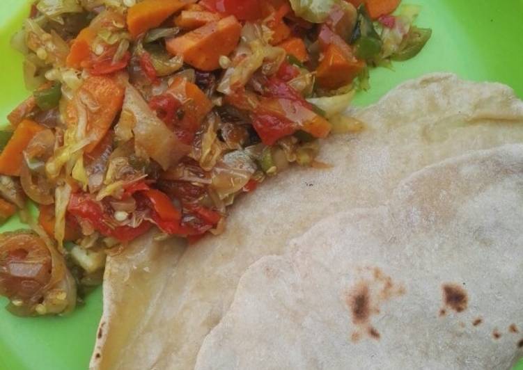 How to Prepare Quick Chapati with vegetables source Cooking Basics for Newbies