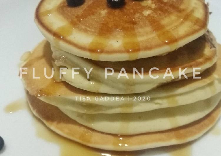 Resep Fluffy Pancake Lembut Takaran Sendok 🥄 | Rahasia Membuat Fluffy Pancake Lembut Takaran Sendok 🥄 Anti Gagal