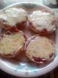 Pizzetas con pan del día anterior