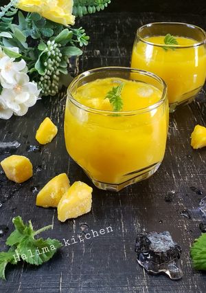 صورة لوصفة عصير مانجو