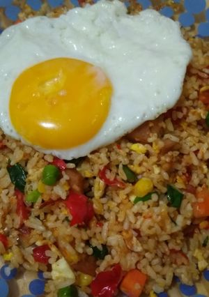 Foto resep Nasi goreng spesial pedas tanpa kecap
