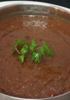 A picture of Smoked Rajma.
