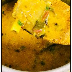 A picture of Instant kadi gosht (besan).