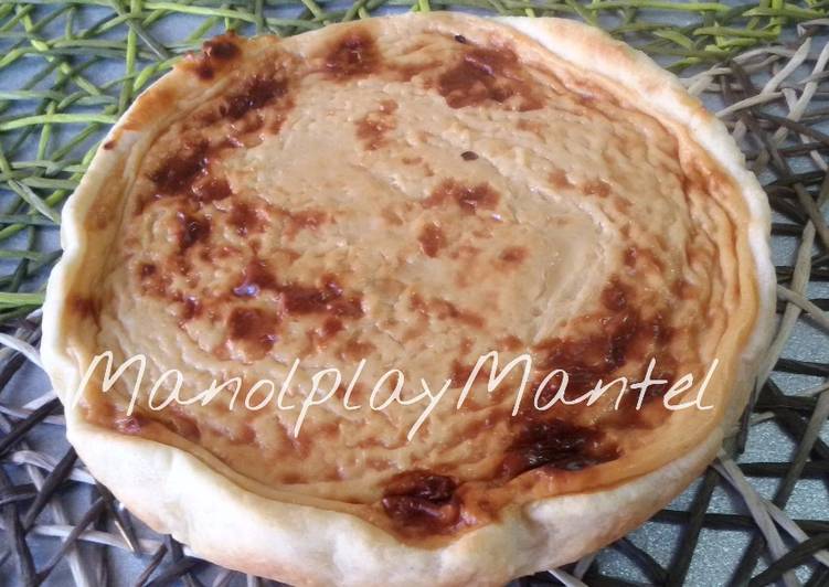 Tarta belem de naranja y caramelo sin lactosa en gme, gmf y tradicional