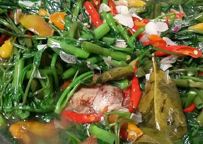 Resep Tumis Kangkung Pedas Mantappp, Enak