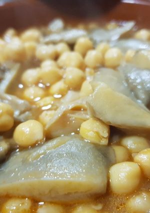 Foto principal de Callos veganos con garbanzos