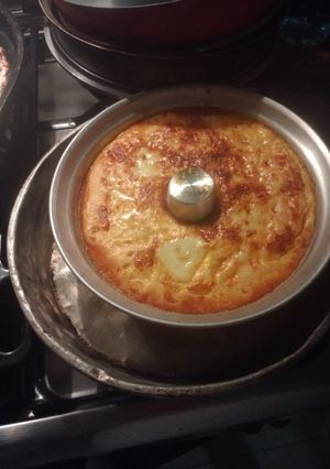 Una foto de Flan casero