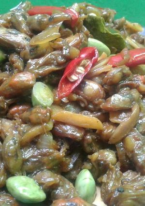 Foto resep Tumis kerang pete