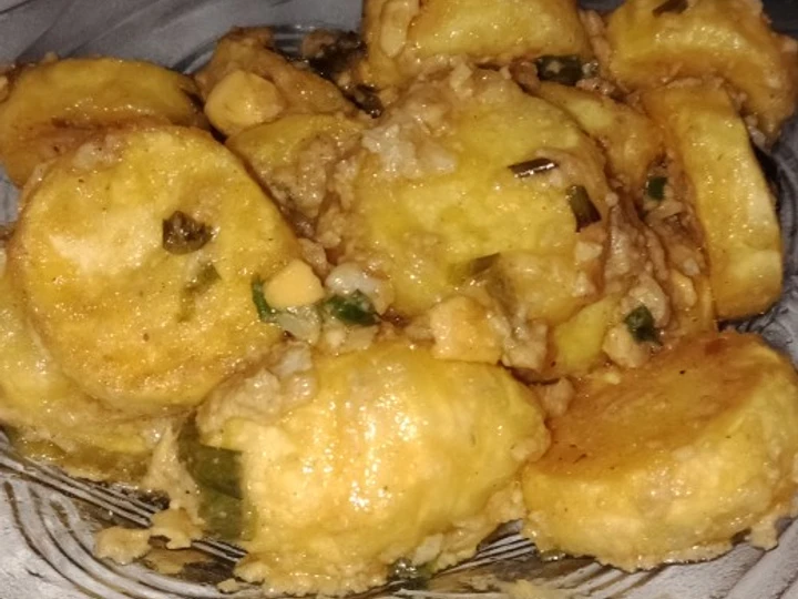 Langkah Gampang Membuat Resep Tofu telur asin yang Enak Banget Anti Ribet, Bisa Manjain Lidah