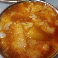 A picture of Malai wale Aloo.