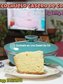 Una foto de Bizcochuelo casero de coco 🥥