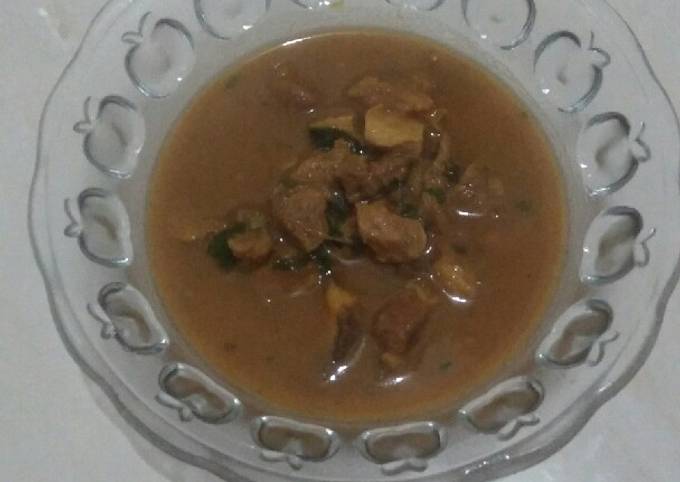 Semur daging sederhana