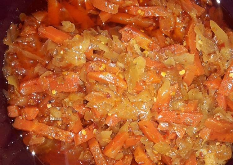 Carrot and cabbage salad