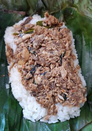 Foto resep Nasi Bakar Tongkol Suwir