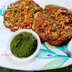 A picture of Millet Uttapam.