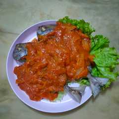 A picture of Ikan Bawal Saus Padang.