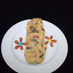 A picture of Chocolate nut cookies.