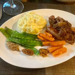 A picture of Posh bangers and mash - wow.