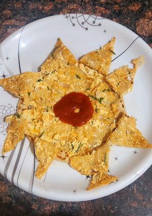 A picture of Chena paratha.
