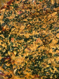 A picture of Egusi soup.