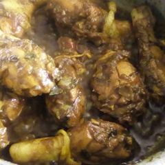 A picture of Spicy chicken drumstick.