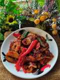 Ikan Lampam Masak Tumis Kering