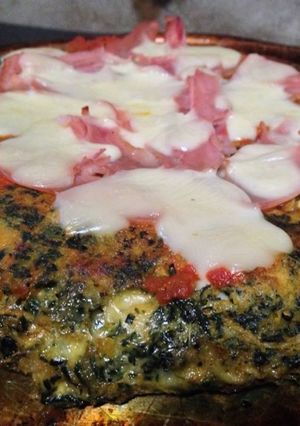 Una foto de Tortilla de acelga a la pato