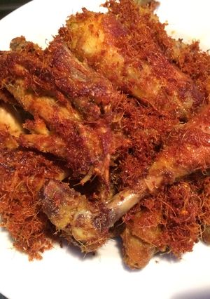 Foto resep Ayam goreng rempah lengkuas ala RM Mergosari