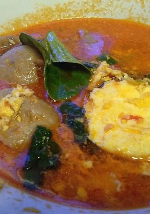 Foto resep Seblak telur baso