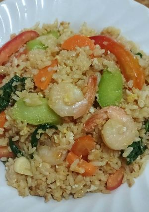 รูปของ ข้าวผัดกุ้งหมูสับ