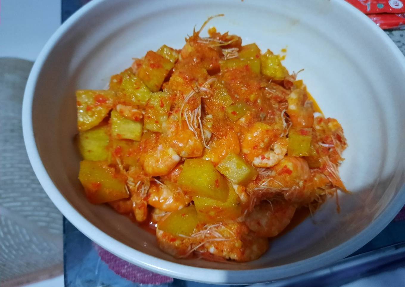 Udang Kentang Balado