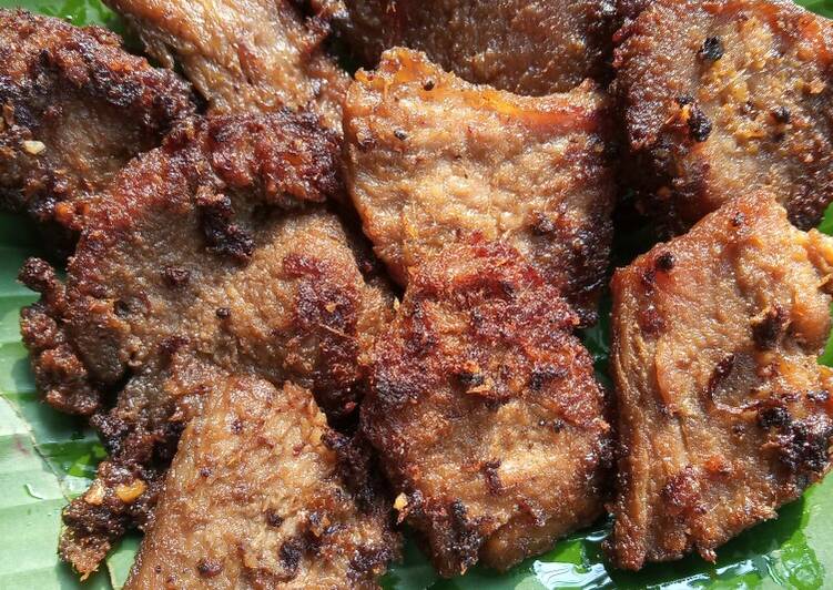 Gepuk empal daging sapi ??