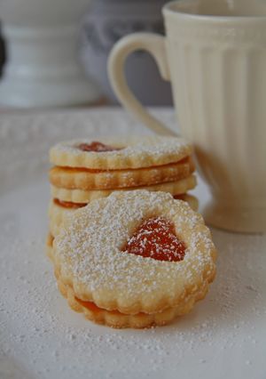 Gluténmentes, tejmentes linzerkarika recept fotója