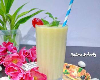 The New Way Making Recipe Banana Smoothie Delicious Simple