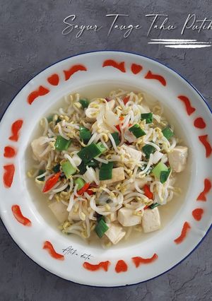 Foto resep Sayur Tauge Tahu Putih