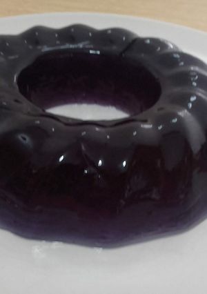 Foto principal de Gelatina de arándanos sin azúcar