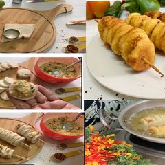 A picture of Chicken bread snack.