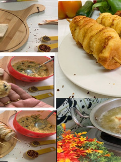 A picture of Chicken bread snack.