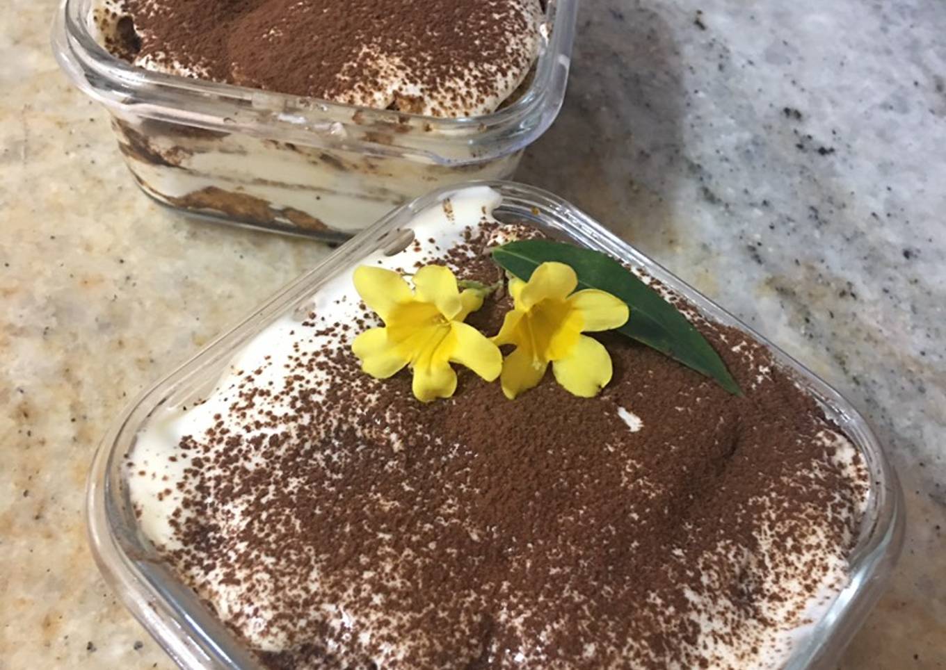 Tiramisú sin huevo