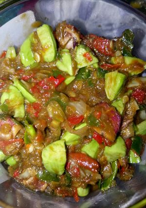 Foto resep Sambel Cumi Asin Pete