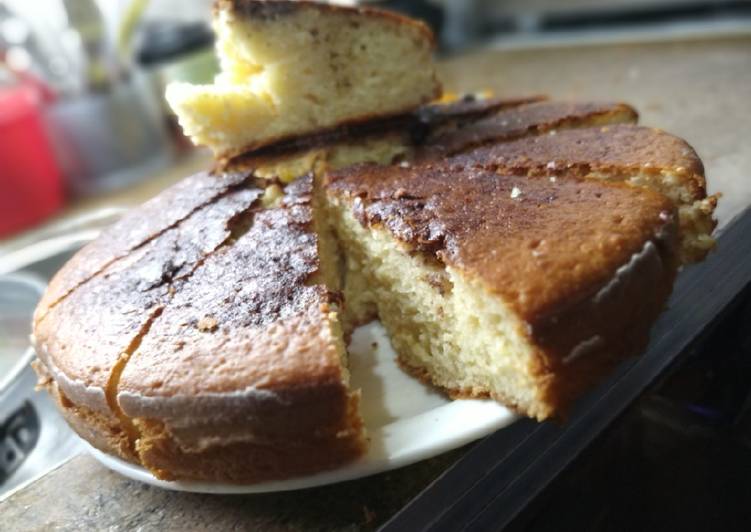 Bizcochuelo casero limón Receta de Luz Dellana- Cookpad