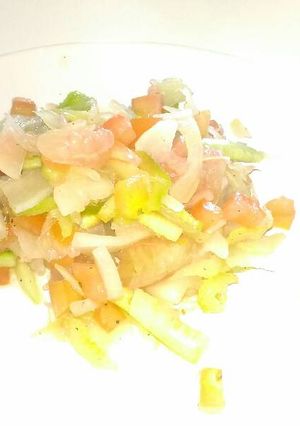 A picture of Fennel salad.