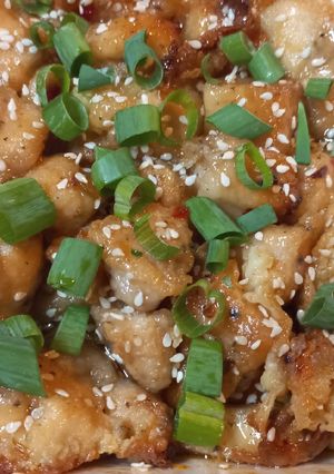 A picture of Firecracker Chicken.