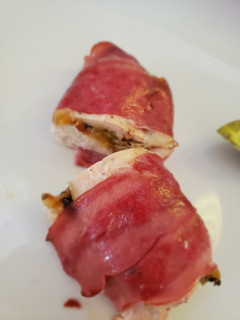Una foto de Pechuga rellena