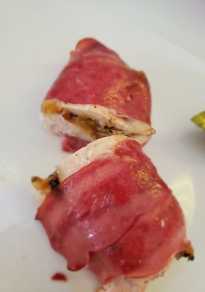 Una foto de Pechuga rellena