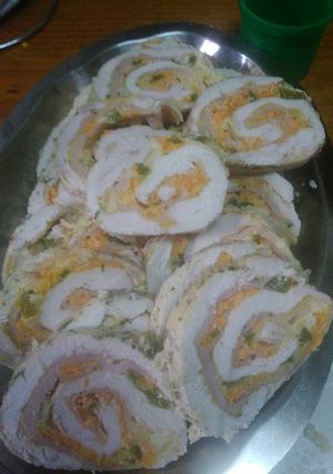 Una foto de Matambre de pollo fácil!