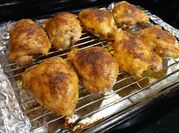 A picture of baked chicken thigh