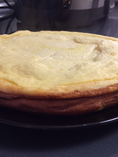 Una foto de Tarta queso a la medida del yogur